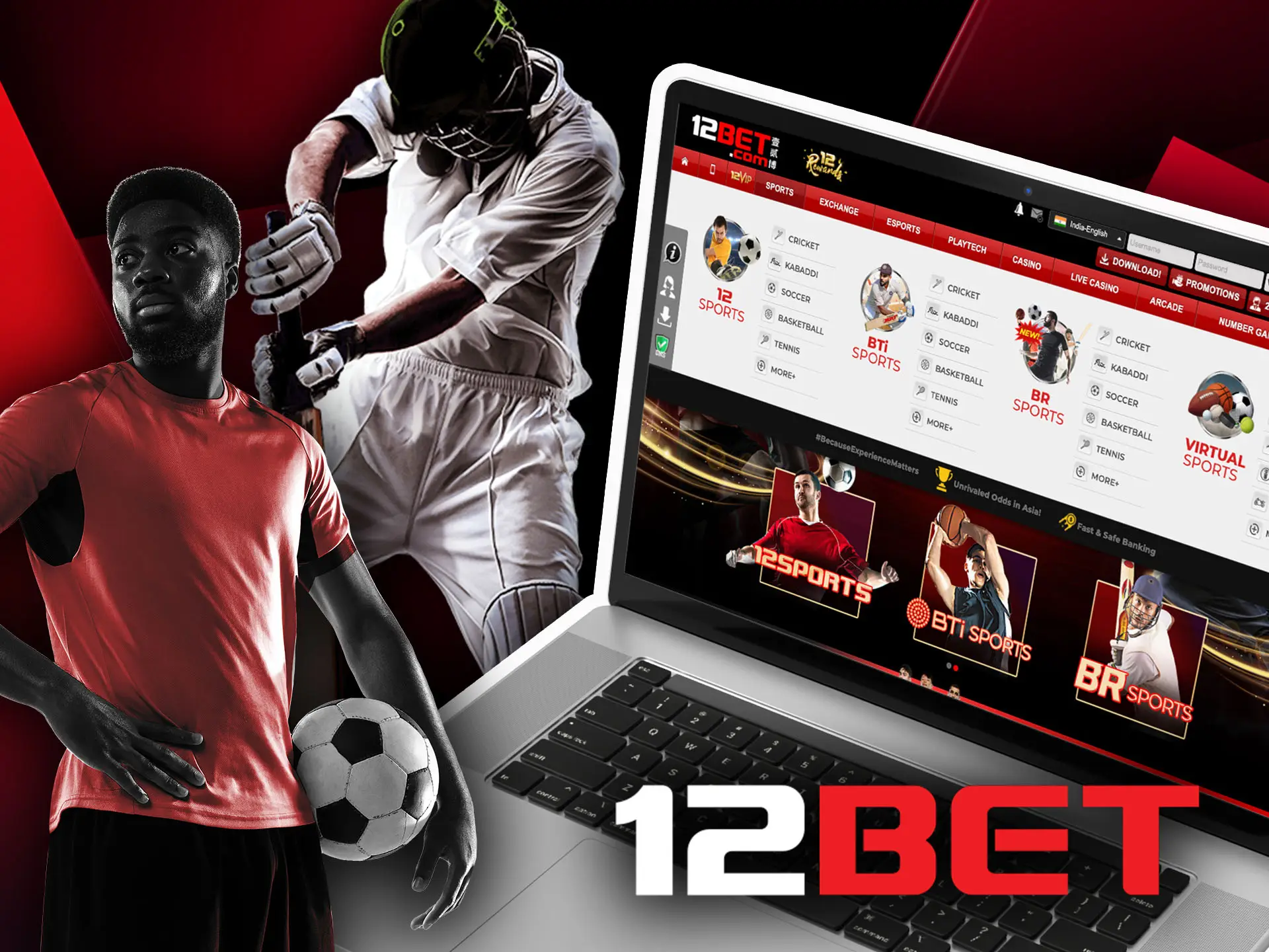 Pick the sport you're most passionate about and start betting with 12bet today.