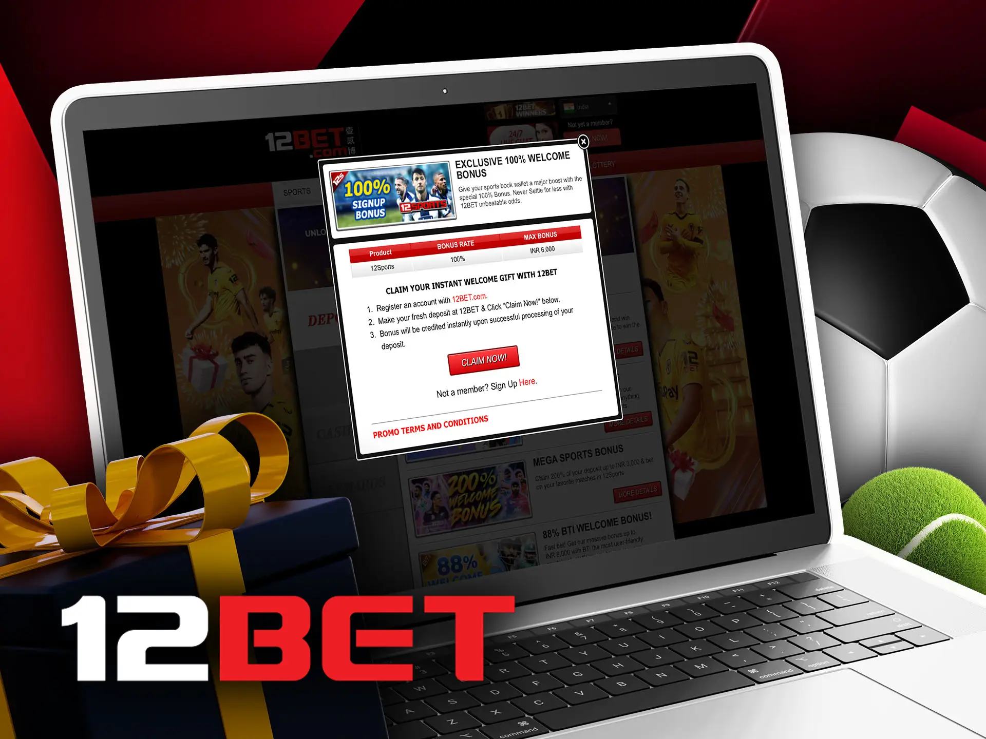 Start placing your sports bets and claim your 12bet welcome reward today.