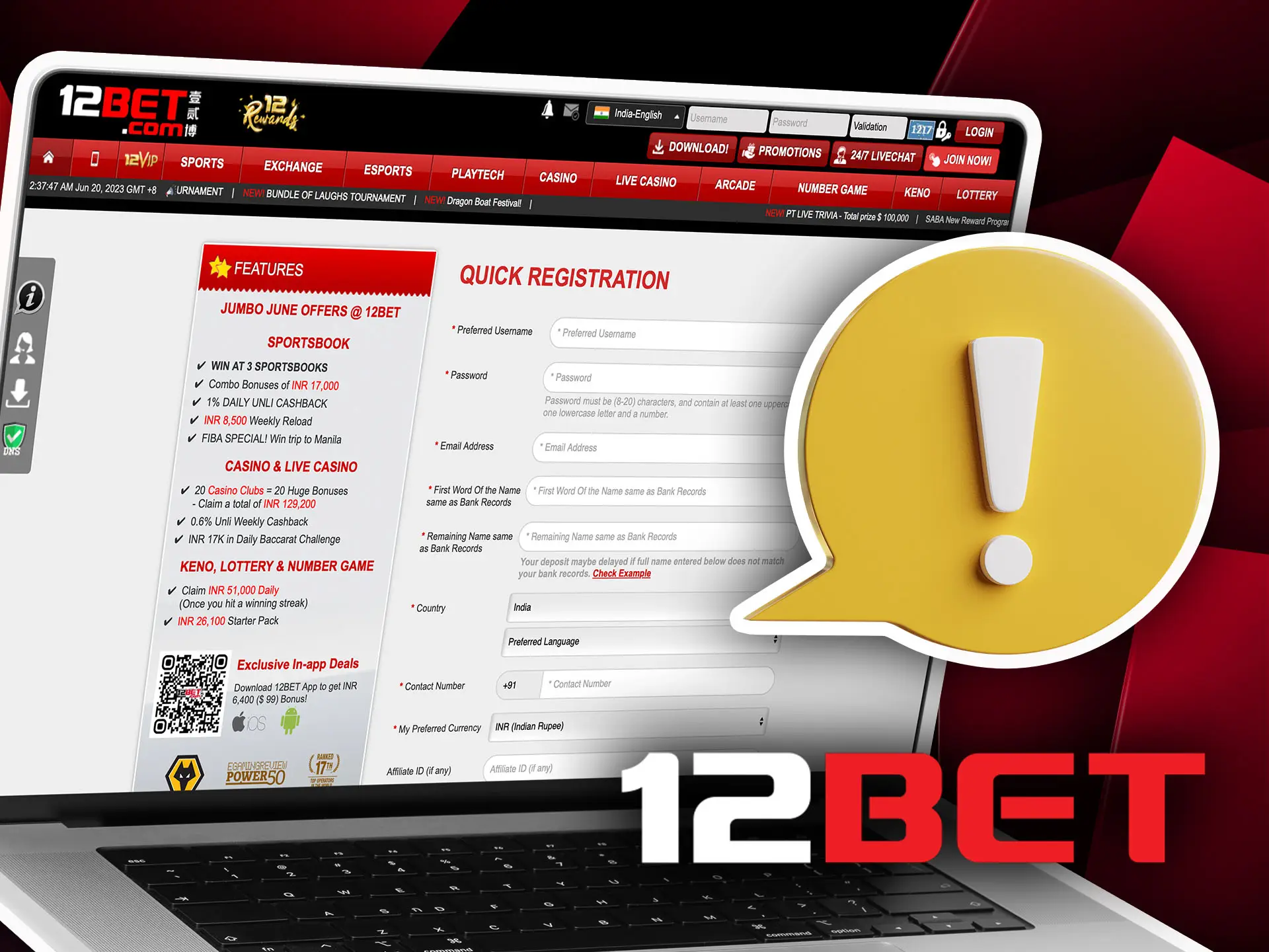 Review the registration requirements.